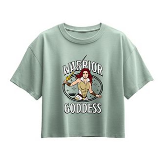 Girls 7-16 Masters Of The Universe Teela Warrior Goddess Boxy Tee