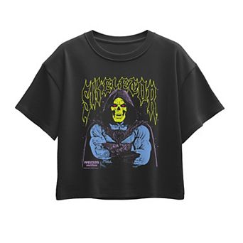 Girls 7-16 Masters Of The Universe Skeletor Punk Boxy Tee