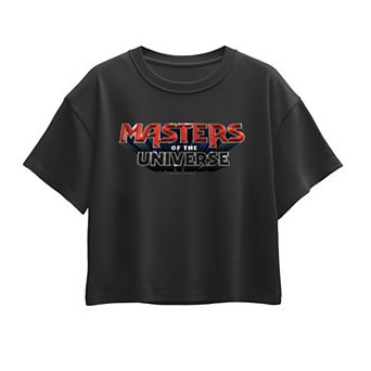 Girls 7-16 Masters Of The Universe Logo Boxy Tee