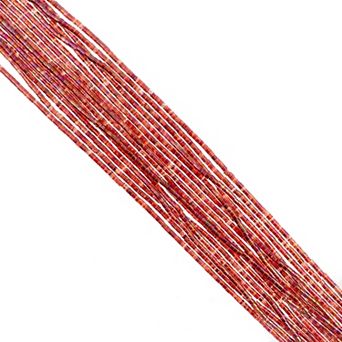 Cylin Bead 11/0 Glass Cylindrical Luster Finish Seed Beads 23g Hank