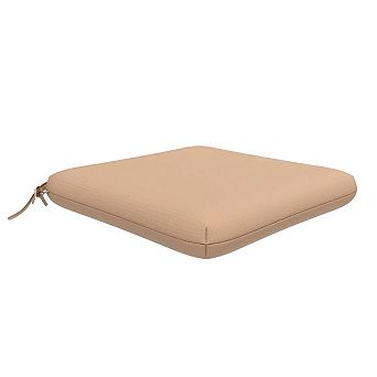 Covers&All 18"x 18" Outdoor/Indoor Dining Chair Cushion, Set of 1, High-Density 3" Foam Cushion