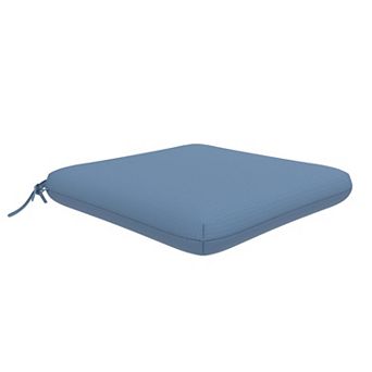 Covers&All 18"x 18" Outdoor/Indoor Dining Chair Cushion, Set of 1, High-Density 3" Foam Cushion