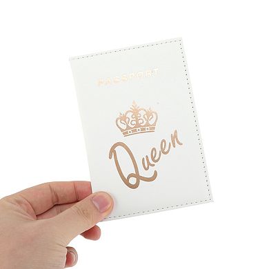 Crown Letter Passport Holder for Secure Travel and Organization