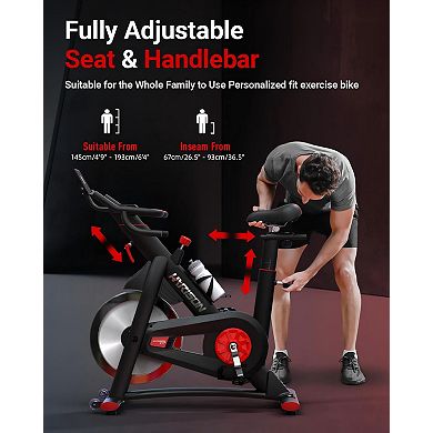 HARISON Semi-Commercial Exercise Bike, High-capacity Magnetic Running Machine (HRK-X11 Black)