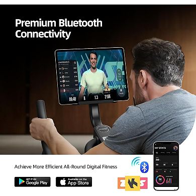 HARISON Semi-Commercial Exercise Bike, High-capacity Magnetic Running Machine (HRK-X11 Black)