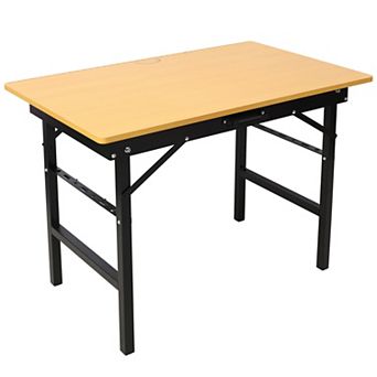GOODSILO Portable Folding Work Table with Integrated Measuring Tools