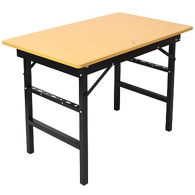 GOODSILO Portable Folding Work Table with Integrated Measuring Tools