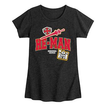 Girls 7-16 Masters Of The Universe He-Man Patches Graphic Tee