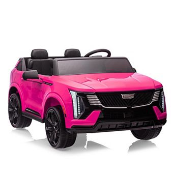 24V Licensed Cadillac Electric Ride-On Car Truck,Battery Powered Vehicle with Parent Remote Control