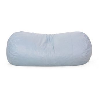 GOODSILO Foot Cylindrical Microfiber Bean Bag Chair with Removable Cover