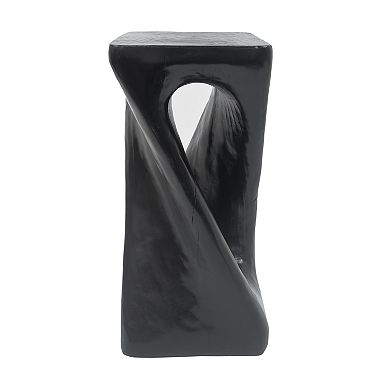 KWPZQEB Twist Shape Side Table, Pedestal Furniture