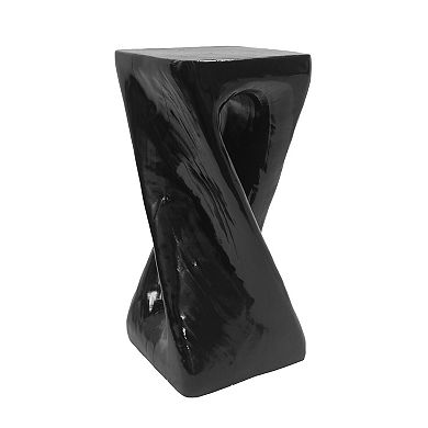 KWPZQEB Twist Shape Side Table, Pedestal Furniture