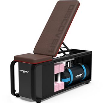 HARISON Adjustable Weight Bench for Home Gym, Workout Bench with 1000 lbs Capacity (HRK-610)