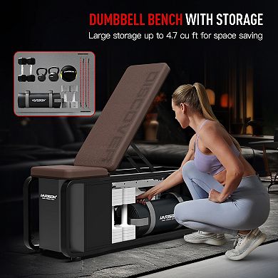 HARISON Adjustable Weight Bench for Home Gym, Workout Bench with 1000 lbs Capacity (HRK-610)
