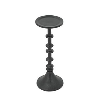 TOEMOA Tall Spindle Design Decorative Iron Candle Holder for Home Accent