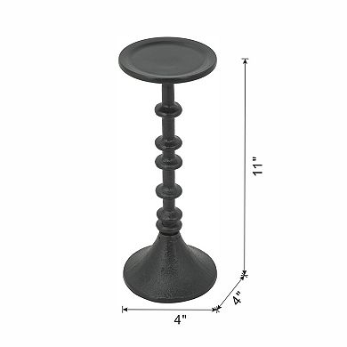 TOEMOA Tall Spindle Design Decorative Iron Candle Holder for Home Accent