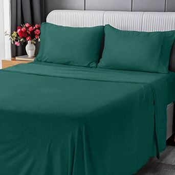 Jersey Cotton Blend Sheet Set - Soft, Stretchy, All-Season Comfort
