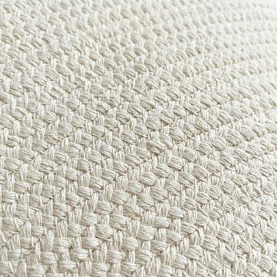 Women's Crochet Tote Bag with Structured Silhouette Double Shoulder Handles and Lace Tie Accent