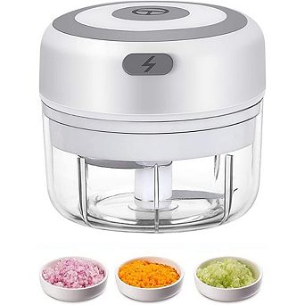 Electric Mini Garlic Chopper Portable Food Processor