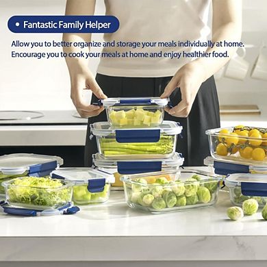 10 piece BPA-Free Food Containers With Lids