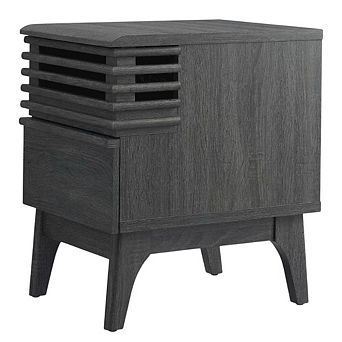 Nightstand in Minimalist Design, Sturdy Base, Versatile Storage