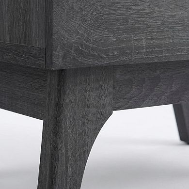 Nightstand in Minimalist Design, Sturdy Base, Versatile Storage