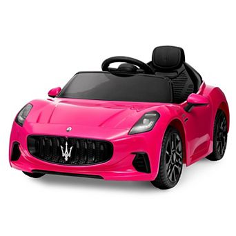 Licensed Maserati Gran Cabrio 12V Kids Electric Ride-On Car with 2.4G Remote,LED Lights for Ages 3-8