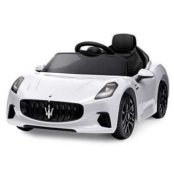 Licensed Maserati Gran Cabrio 12V Kids Electric Ride-On Car with 2.4G Remote,LED Lights for Ages 3-8