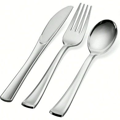 Elegant Disposable Cutlery Set 160 Pieces for All Occasions