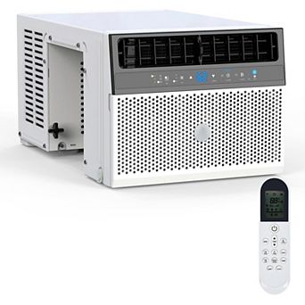 8,000 BTU Smart Inverter U-Shaped Window Air Conditioner Ultra Quiet 49dB Energy Efficient