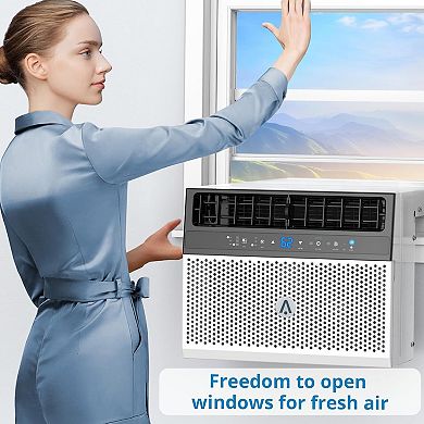 6000BTU U-Shaped Window Air Conditioner, Window ac Unit U Shaped Cools Up to 250 sq. ft.