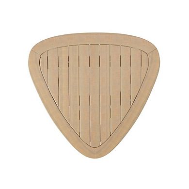 New Classic Furniture Radius Wood Patio End Table in Natural