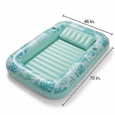 Inflatable Pool Float Lounger Water Lounge Mat for Pool Backyard Lawn and Summer Relaxation