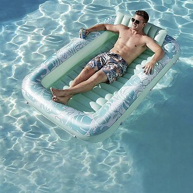 Inflatable Pool Float Lounger Water Lounge Mat for Pool Backyard Lawn and Summer Relaxation
