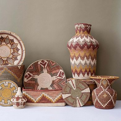 Zig Zag Grandmother Vase Elevate Collection