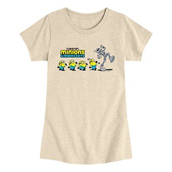 Girls 7-16 Minions & Monsters Marching Graphic Tee