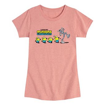 Girls 7-16 Minions & Monsters Marching Graphic Tee