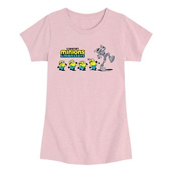 Girls 7-16 Minions & Monsters Marching Graphic Tee