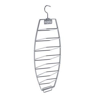 INGRILL Stainless Steel Fish Rack 304 Hanging Fish Basket for Barrel & Drum Smokers