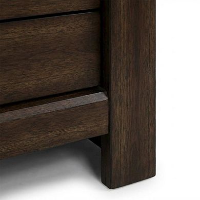 Bedroom Nightstand with Country-Cottage Design and Storage Space