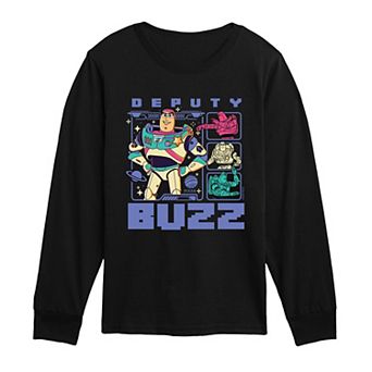 Boys 8-20 Disney / Pixar's Toy Story 5 Deputy Buzz Long Sleeve Graphic Tee