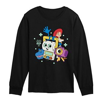 Boys 8-20 Disney / Pixar's Toy Story 5 Atlas, Smarty Pants, Snappy & Jessie Long Sleeve Graphic Tee