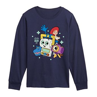 Boys 8-20 Disney / Pixar's Toy Story 5 Atlas, Smarty Pants, Snappy & Jessie Long Sleeve Graphic Tee