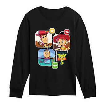 Boys 8-20 Disney / Pixar's Toy Story 5 Grid Long Sleeve Graphic Tee