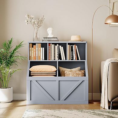 Bookshelf and Storage, Storage Organizer, Storage Cabinet, Bookshelf Organizer and Storage Bins