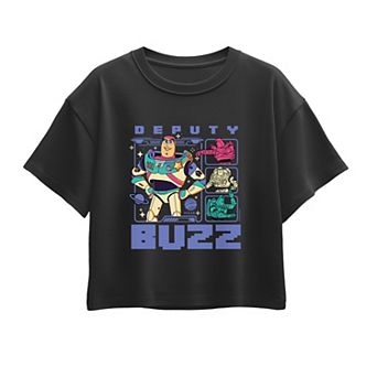 Girls 7-16 Disney / Pixar's Toy Story 5 Deputy Buzz Boxy Tee