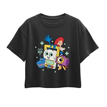 Girls 7-16 Disney / Pixar's Toy Story 5 Atlas, Smarty Pants, Snappy & Jessie Boxy Tee