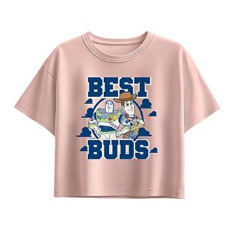 Girls 7-16 Disney / Pixar's Toy Story 5 Best Buds Buzz & Woody Boxy Tee