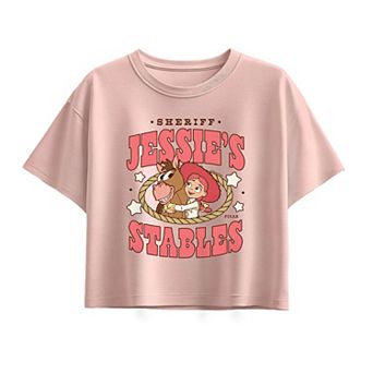 Girls 7-16 Disney / Pixar's Toy Story 5 Sheriff Jessie's Stables Boxy Tee
