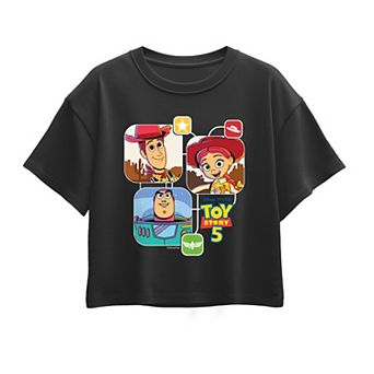 Girls 7-16 Disney / Pixar's Toy Story 5 Grid Boxy Tee